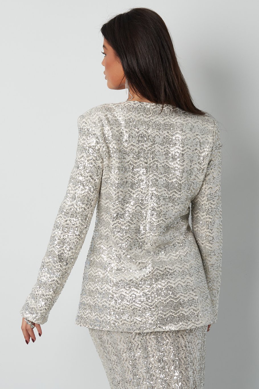 Glitter blazer - black h5Picture8